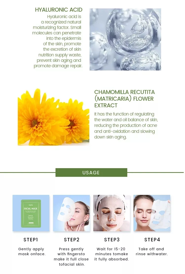 Cosmetics Anti-Wrinkle Lightening Deep Hydrating Acid Facial Mask