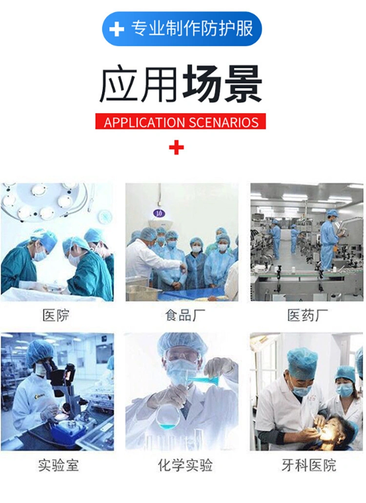 Aseptic Protective Clothing and Grown Suit Product Personal Protection Factory Direct Sale