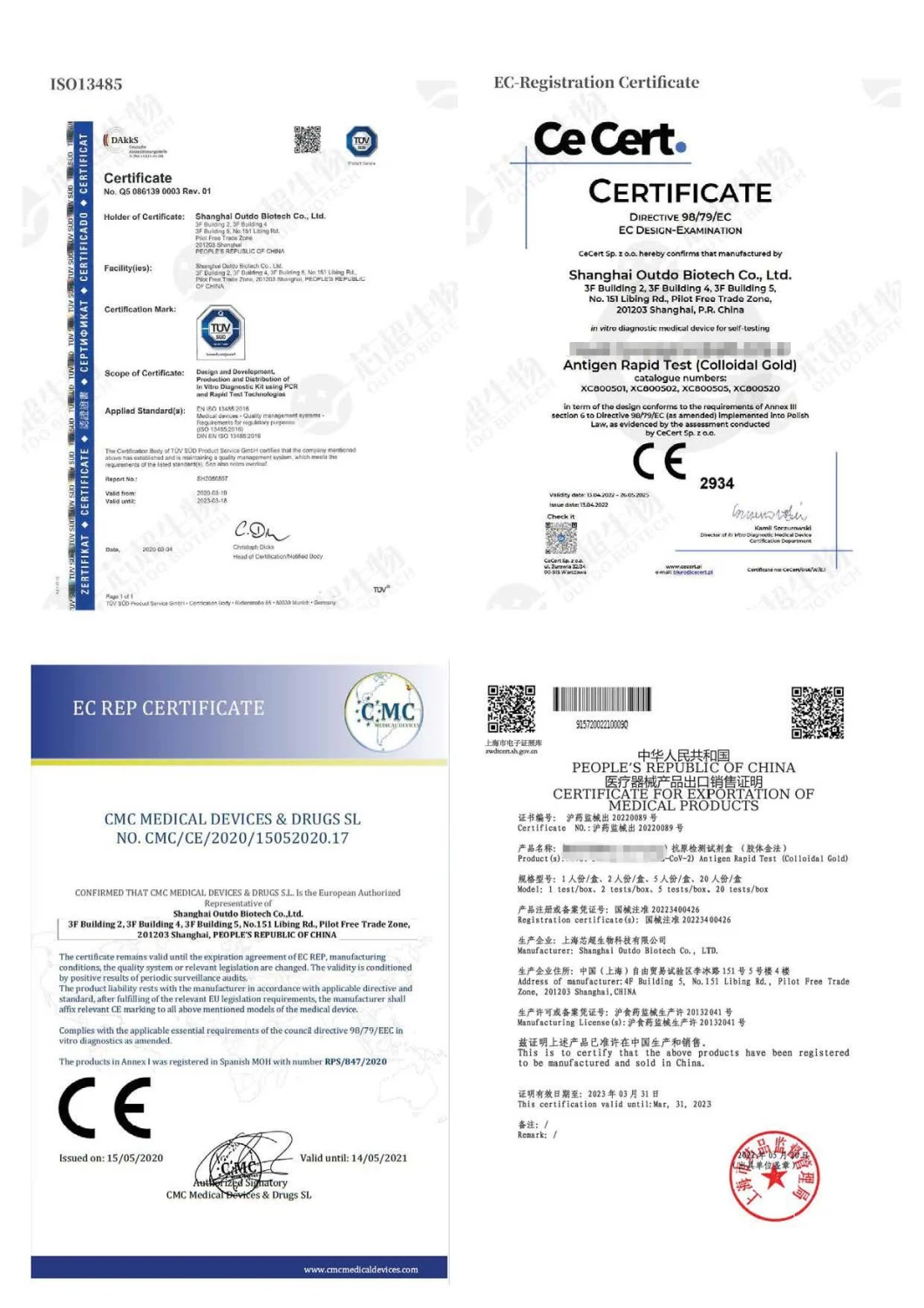 Hot Sale Antigen Rapid Detection Kit Self Testing at Home Cheaper Price and Transportation Cost Made in China